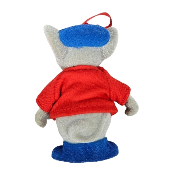 Vintage 90s McDonald's Disney Rescuers Down Under Bernard Christmas Ornament C35 - Picture 3 of 8